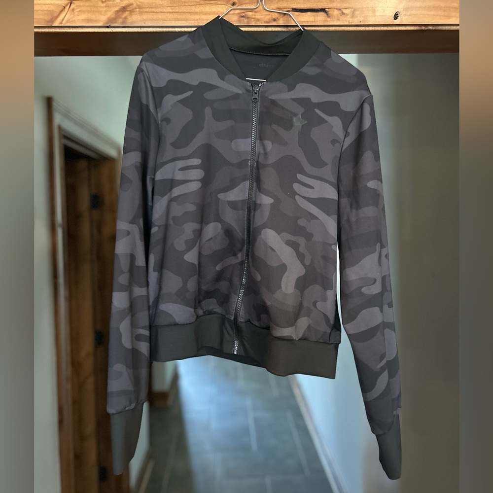 Ultracor Atomic Micro Camo Bomber Women's Jacket Olive Size M MSRP $275